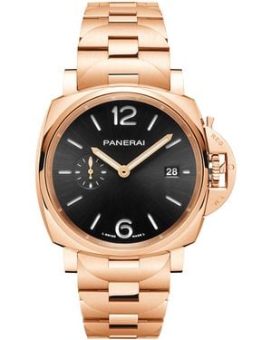 Panerai Rose Luminor Due Tuttooro Watch - Metallic