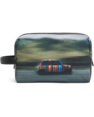 Paul Smith Pixelated Mini Wash Bag - Green
