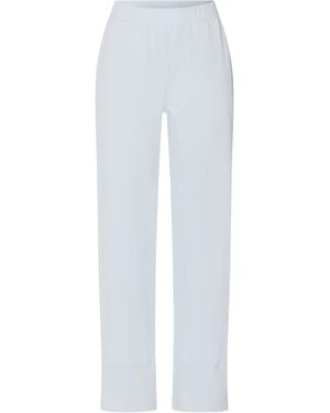 Hanro Stretch-Cotton Natural Living Lounge Trousers - White