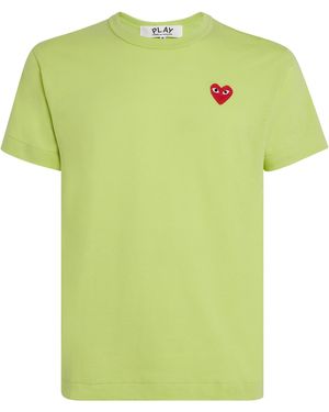 COMME DES GARÇONS PLAY Heart Logo T-Shirt - Green