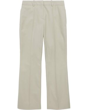 Balenciaga Cotton Flared Trousers - Grey