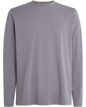 On Shoes Focus Lg-Sleeve T-Shirt - Grey