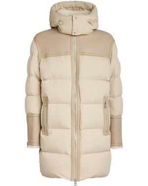 Mackage Down Leather-Trim Parka - Natural