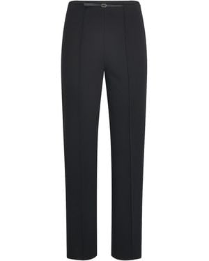 Sandro Belted Tapered Pants - Black