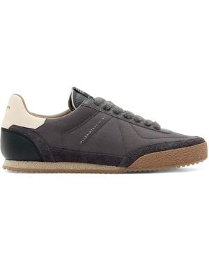 AllSaints Leather Harri Low-Top Trainers - Brown