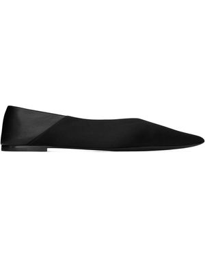Saint Laurent Nour Ballet Flats - Black