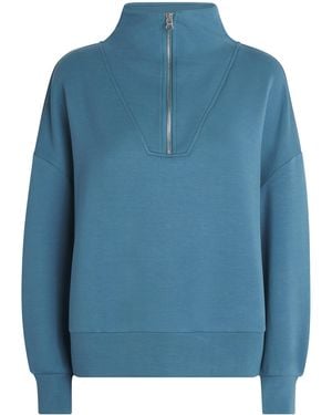 Varley Doublesoft Hawley Half-Zip Sweatshirt - Blue