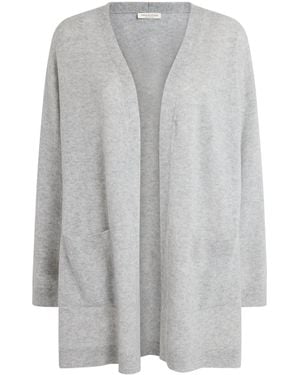 Johnstons of Elgin Cashmere Long Cardigan - White