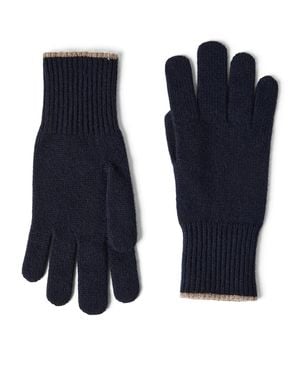 Brunello Cucinelli Cashmere Gloves - Blue