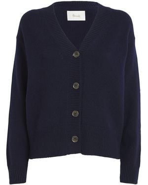 Harrods Cashmere Boxy Cardigan - Blue