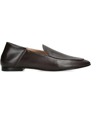 Dear Frances Leather Gio Loafers - Brown