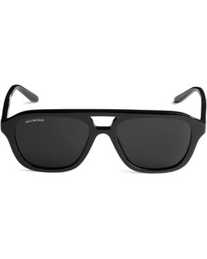Balenciaga Daily Pilot Sunglasses - Black