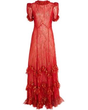 The Vampire's Wife The Scarlet Rain Sky Rocket Dress - Red