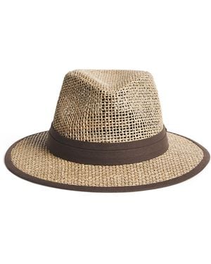 Stetson Straw Traveller Hat - Brown