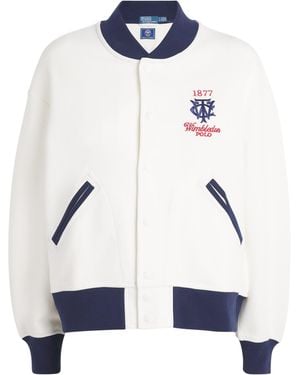 Polo Ralph Lauren X Wimbledon Logo Bomber Jacket - White