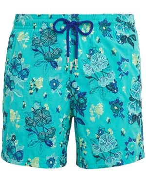 Vilebrequin Embroidered Mistral Swim Shorts - Blue