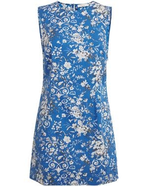 Doen Floral Adele Mini Dress - Blue