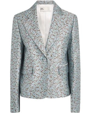 Tory Burch Jacquard Blazer - Blue