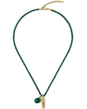 Givenchy Malachite Tape Necklace - Metallic