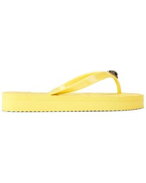 Kurt Geiger Kensington Q Flip Flops - Yellow