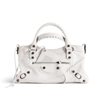 Balenciaga Le City First Top-Handle Bag - White
