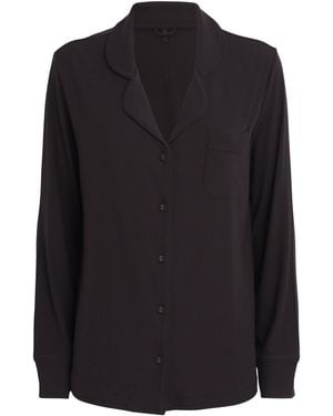 Skims Soft Lounge Ribbed Pyjama Set - Black