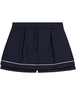 Maje Pleated Skort - Blue