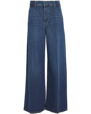 FRAME Easy Wide Flare Jeans - Blue