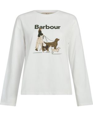 Barbour Woodhouse Long-Sleeve T-Shirt - White