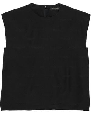 Balenciaga Top Silk - Black