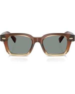 Brunello Cucinelli Acetate Square Jared Sunglasses - Grey