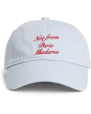 Drole de Monsieur Cotton La Casquette Baseball Cap - White