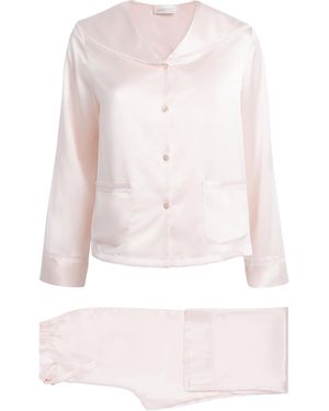 Manitu Mulberry Silk Effie Pyjamas - Pink