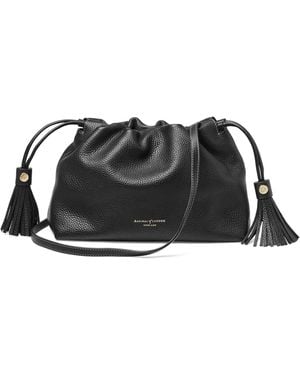 Aspinal of London Large East West Hudson Cross-Body Pouch - Black