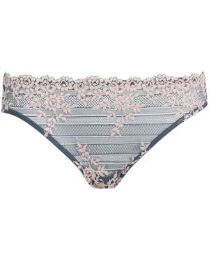 Wacoal Embrace Lace Bikini Briefs - Gray