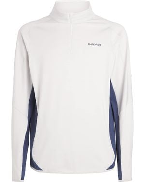 Manors Tech Quarter-Zip 2.0 Mid-Layer - White