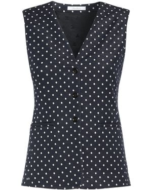 Max Mara Polka Dot Waistcoat - Black
