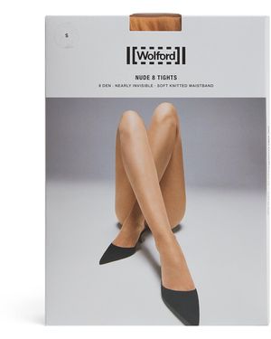 Wolford Nude 8 Tights - White