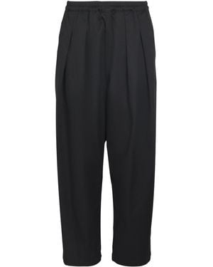 Maison Margiela Drop-Rise Wide-Leg Trousers - Black