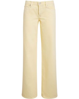 FRAME The Pixie Wide-Leg Jeans - Natural