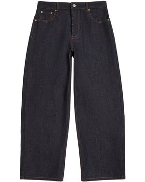Ami Paris Wide-Leg Jeans - Blue