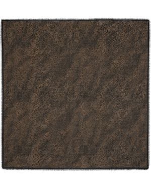 Saint Laurent Wool Cheetah Print Scarf - Green