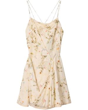 AllSaints Floral Claire Mini Dress - Natural