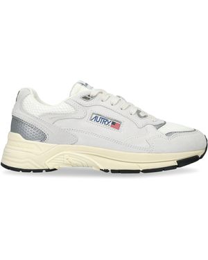 Autry Suede Hyperway Runner Trainers - White
