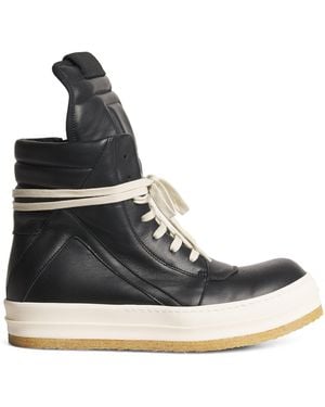 Rick Owens Geobasket High-Top Trainers - Black