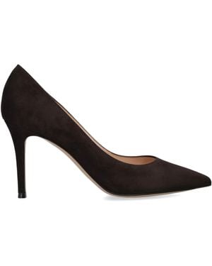Gianvito Rossi Suede Gianvito Pumps 85 - Black