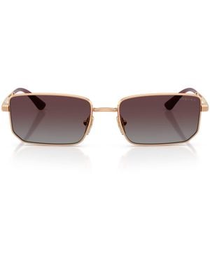Vogue Metal Rectangular Sunglasses - Pink