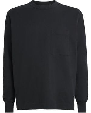 Canada Goose Cotton Long-Sleeve Disk Gladstone T-Shirt - Black