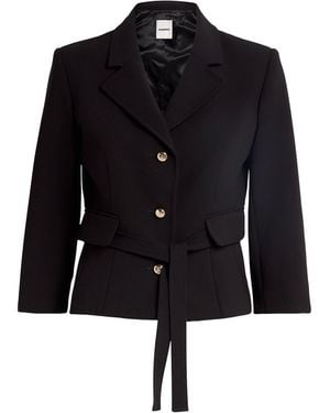 Sandro Cropped Blazer - Black