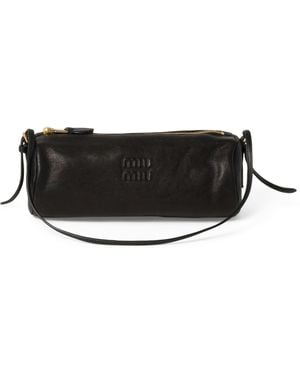 Miu Miu Nappa Lambskin Pouch - Black
